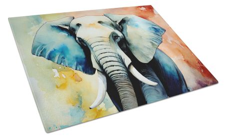 NEW Elephant Glass Cutting Board Decorative Tempered Glass Kitchen Cutting and Serving Board Large Size Chopping Board